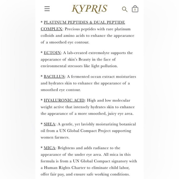 KYPRIS Illuminating Eye Serum & Primer + Shimmer Palette Duo for Eyes & Body NEW - Picture 3 of 7